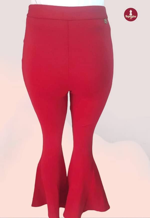 Calça flare vermelho queimado - marca BO.BÔ (brechó) - Image 2