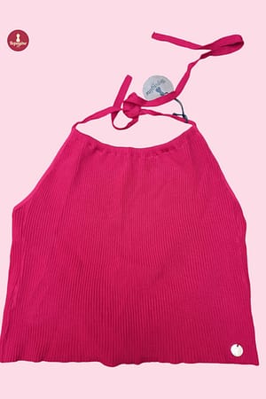 cropped vermelho frente única marca blessed - #brechó